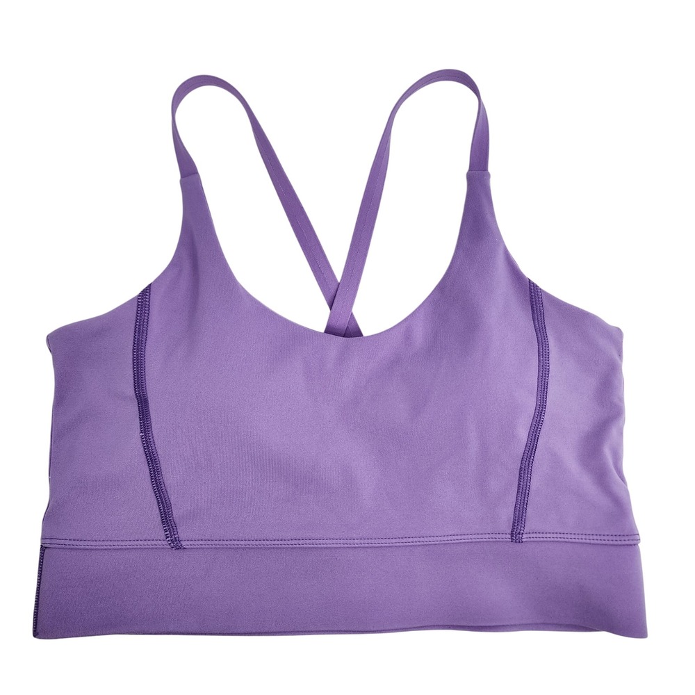 1st Phorm Sports Bra Women's Medium Racerback Strappy Workout Top Purple